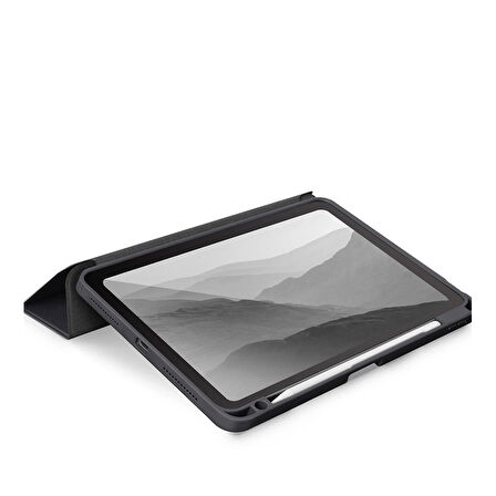 Uniq Moven iPad Air 4 10.9 Standlı Tablet Kılıfı - Gri