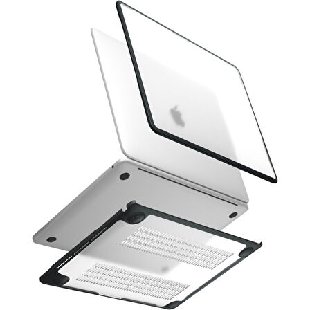 Uniq Venture Hybrid Macbook Air 13 (2022) Kılıf - Siyah