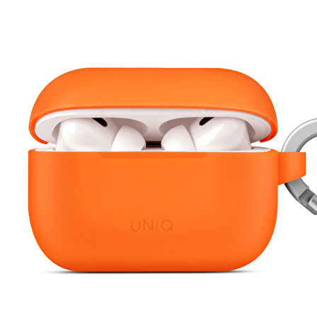 Uniq Vencer AirPods Pro 2 (2. Nesil) Silikon Kılıf - Turuncu