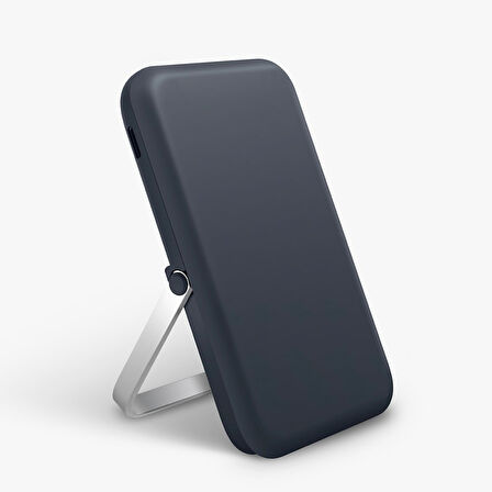 Uniq Hoveo 5.000mAh Magsafe Standlı Powerbank - Lacivert