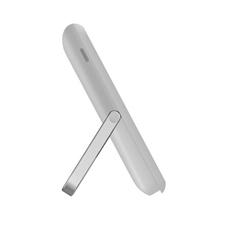 Uniq Hoveo 5.000mAh Manyetik Standlı Powerbank - Açık Gri