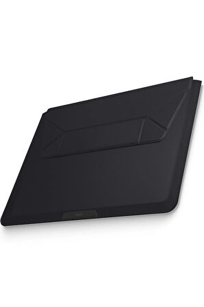 Uniq Oslo Su Geçirmez &  Stant Özellikli 14inç Laptop Kılıfı - Siyah