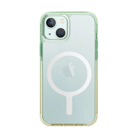 Uniq Combat Duo iPhone 15 MagSafe Kılıf - Yeşil