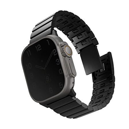 Uniq Strova Watch 42/44/45/46/49mm Çelik Kordon - Siyah