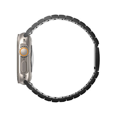 Uniq Strova Watch 42/44/45/46/49mm Çelik Kordon - Siyah