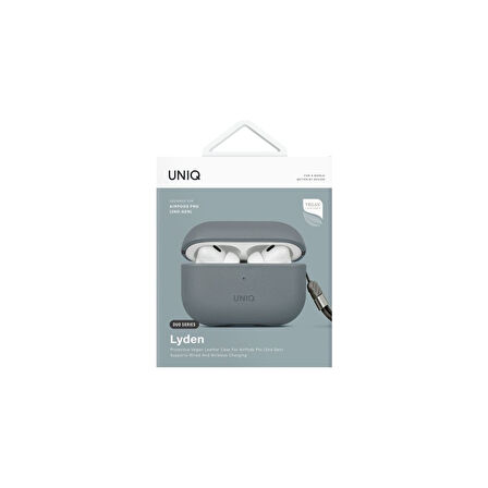 Uniq Lyden DS AirPods Pro 2 (2.Nesil) Deri Kılıf - Mavi