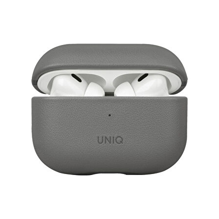 Uniq Lyden DS AirPods Pro 2 (2.Nesil) Deri Kılıf - Gri