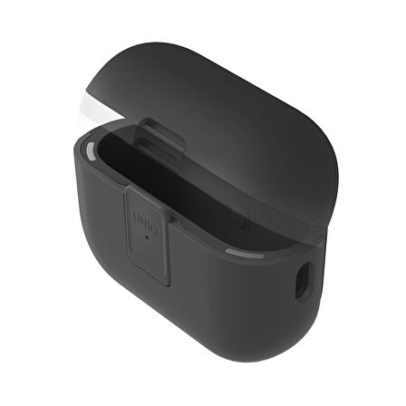 Uniq Clyde Kilitli Airpods Pro 2 (2.Nesil) Kılıf - Siyah