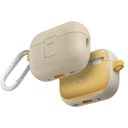 Uniq Clyde Kilitli Airpods Pro 2 (2.Nesil) Kılıf - Sarı