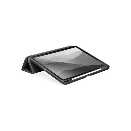 Uniq Moven iPad Air 11 (2024) Standlı Tablet Kılıfı - Gri