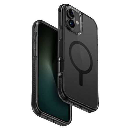 Uniq Combat iPhone 16 Plus MagSafe Kılıf - Siyah