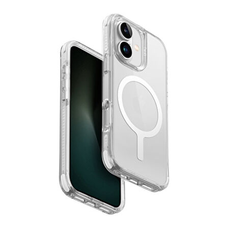 Uniq Combat iPhone 16 Plus MagSafe Kılıf - Beyaz