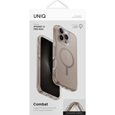 Uniq Combat iPhone 16 Pro Max MagSafe Kılıf - Gold