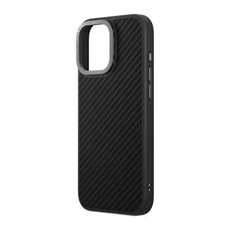 Uniq Keva Max iPhone 16 Pro MagSafe Karbon Kılıf - Siyah