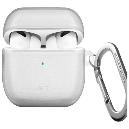 Uniq Glase AirPods 4 (4.Nesil) Silikon Kılıf - Şeffaf