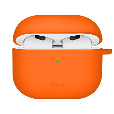Uniq Nexo AirPods 4 (4.Nesil) Silikon Kılıf - Turuncu