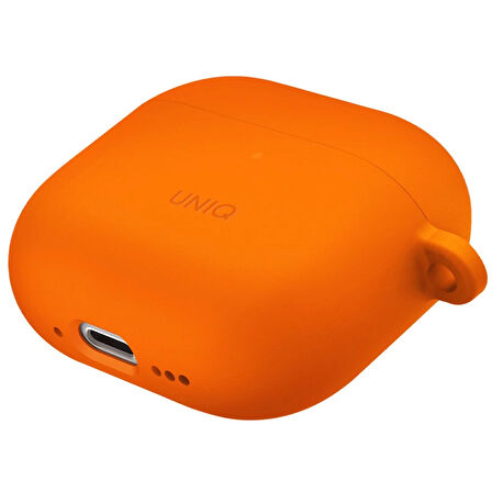 Uniq Nexo AirPods 4 (4.Nesil) Silikon Kılıf - Turuncu