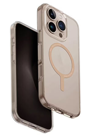Uniq Clario iPhone 16 Pro Max MagSafe Kılıf - Gold