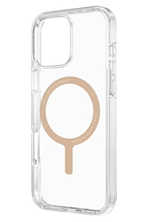 Uniq Clario iPhone 16 Pro Max MagSafe Kılıf - Gold