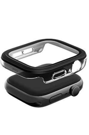 Uniq Voute Watch 46mm Camlı Ekran Koruyucu - Siyah