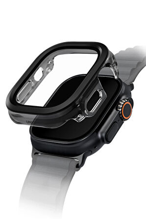 Uniq Voute Watch 49mm Camlı Ekran Koruyucu - Siyah