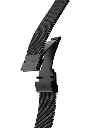 Uniq Dante Pro Watch Ultra 41mm Çelik Örgü Kordon - Siyah