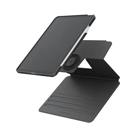 Uniq Rovus Snapmount iPad Air 11 (2024) Manyetik Tablet Kılıfı - Siyah