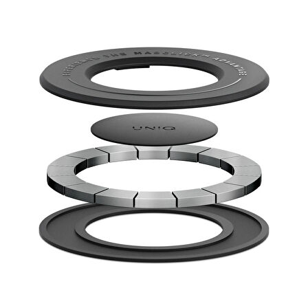 Uniq Snapmount Magclick Manyetik MagSafe Tutucu - Gri