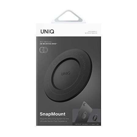 Uniq Snapmount Magclick Manyetik MagSafe Tutucu - Gri