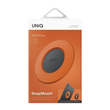 Uniq Snapmount Magclick Manyetik MagSafe Tutucu - Turuncu