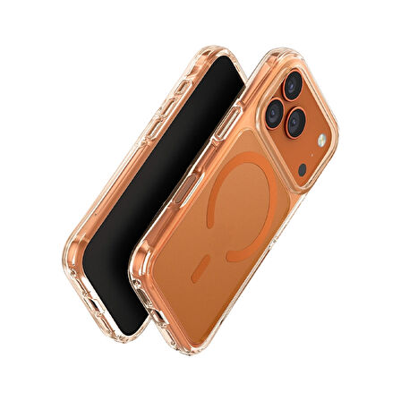 Uniq LifePro Xtreme iPhone 17 Pro Max MagSafe Kılıf - Turuncu