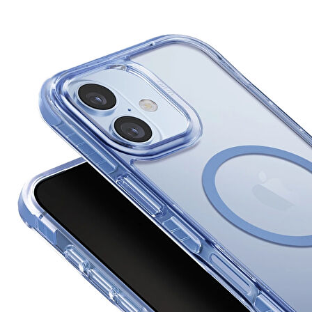 Uniq Combat iPhone 17 MagSafe Kılıf - Mavi