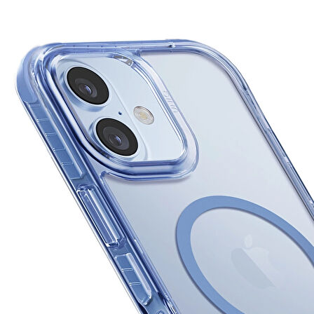 Uniq Combat iPhone 17 MagSafe Kılıf - Mavi