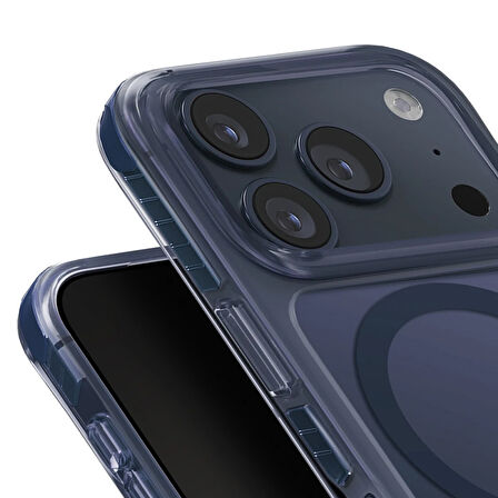 Uniq Combat iPhone 17 Pro MagSafe Kılıf - Lacivert