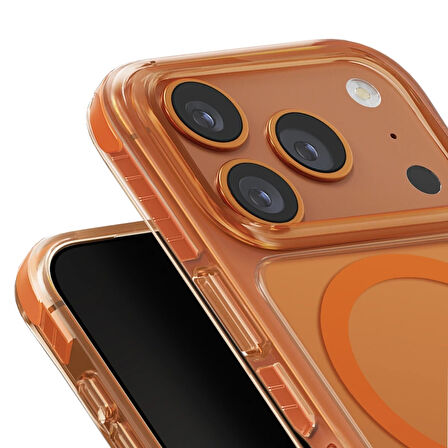 Uniq Combat iPhone 17 Pro Max MagSafe Kılıf - Turuncu