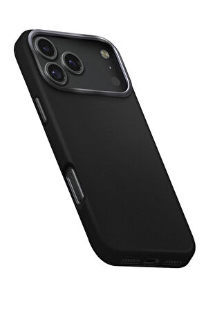 Uniq Lyden Apple iPhone 17 Pro MagSafe Deri Kılıf - Siyah
