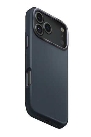 Uniq Lyden Apple iPhone 17 Pro Max MagSafe Deri Kılıf - Mavi