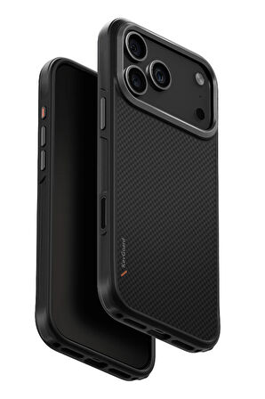 Uniq Apple iPhone 17 Pro Keva Karbon Magsafe Kapak - Siyah