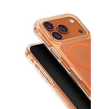 Uniq LifePro Xtreme Classc iPhone 17 Pro MagSafe Kılıf - Turuncu