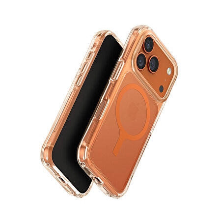 Uniq LifePro Xtreme Classc iPhone 17 Pro MagSafe Kılıf - Turuncu
