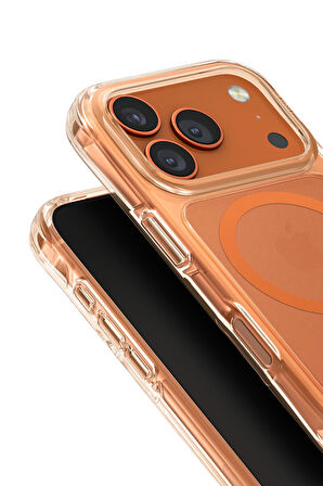 Uniq LifePro Xtreme Classc iPhone 17 Pro Max MagSafe Kılıf - Turuncu