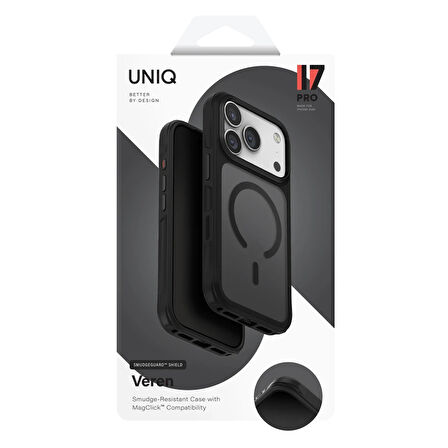 Uniq Veren Apple iPhone 17 Pro MagSafe Kılıf - Siyah