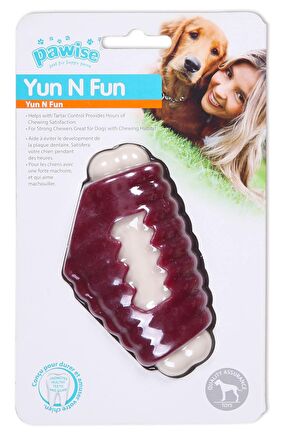 Pawise Yum N Fun Tavuk Aromalı Çiğneme Köpek Oyuncağı 11 cm