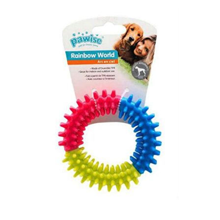 Pawise Rainbow Köpekler İçin Diş Kaşıma Oyuncağı Small
