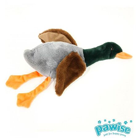 Pawise Stuffless Duck Squeaker Köpek Oyuncağı