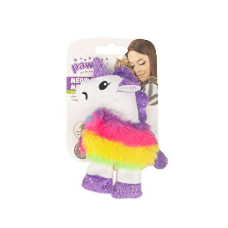 Pawise Örgü Kedi Oyuncağı Gökkuşağı Unicorn