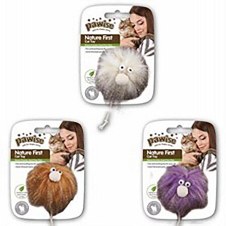 Pawise Catnipli Peluş Kedi Oyuncağı 7 cm