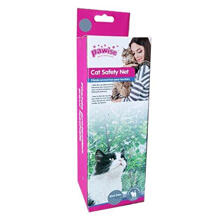 Pawise Balkon Kedi Koruma Şeffaf Ağ 6x3M