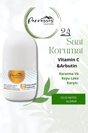 Parnassos Cosmetic Vegan Unisex Koltuk altı Roll-on Özel Formül İçerikli ( ÜÇLÜ SET )