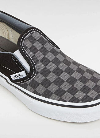 Vans Siyah - Gri Kız Çocuk Yürüyüş Ayakkabısı VN000ZBUEO01-UY Classic Slip-On